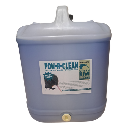 POW-R Clean Super Industrial Degreaser – Non-caustic, biodegradable cleaner for engines, floors, and workshop surfaces
