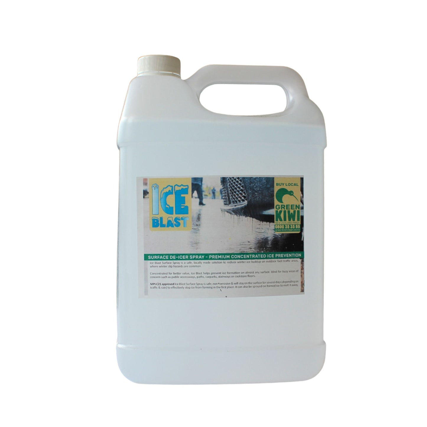 5L Ice Blast Concentrated Surface Spray for De-Icing outdoor areas Ice Blast Concentrated De-Icing Surface Spray