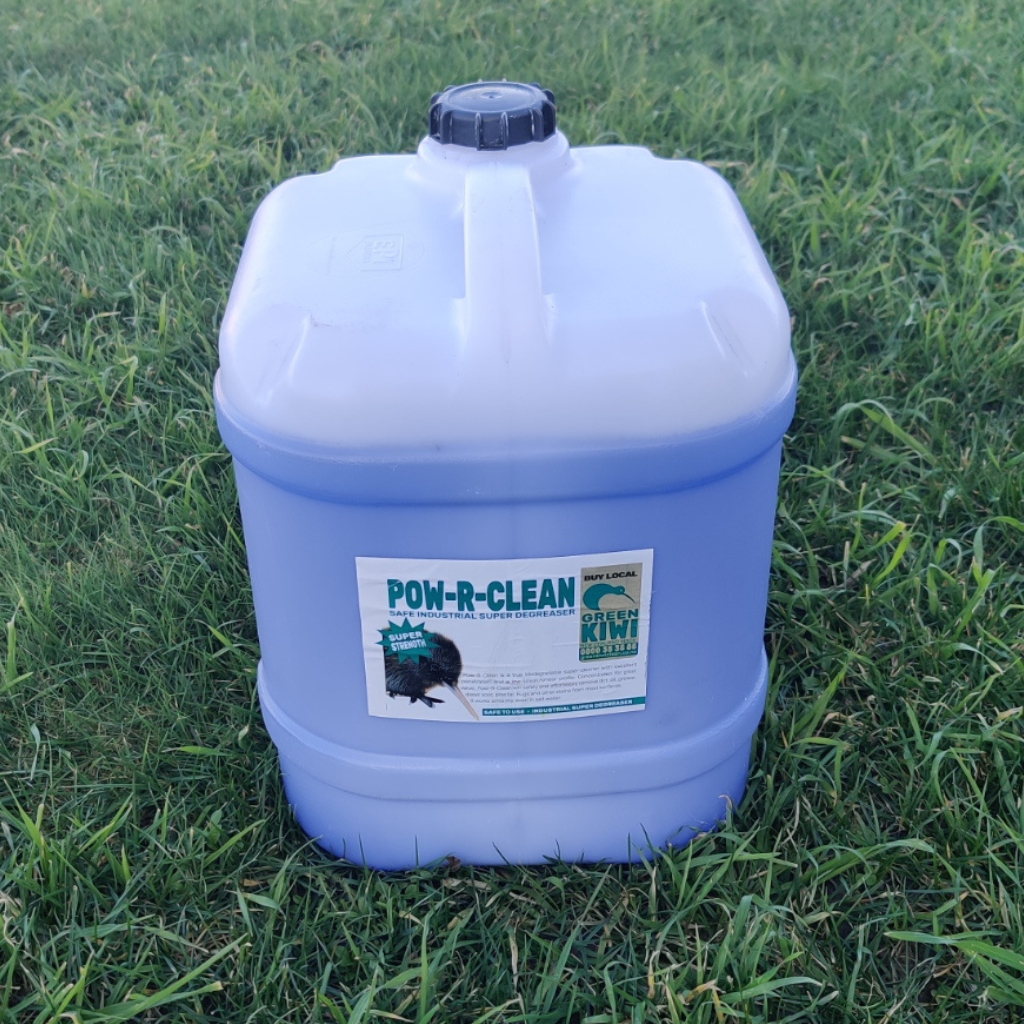 Bulk 20L Pow-R-Clean Super Degreaser - Green Kiwi NZ