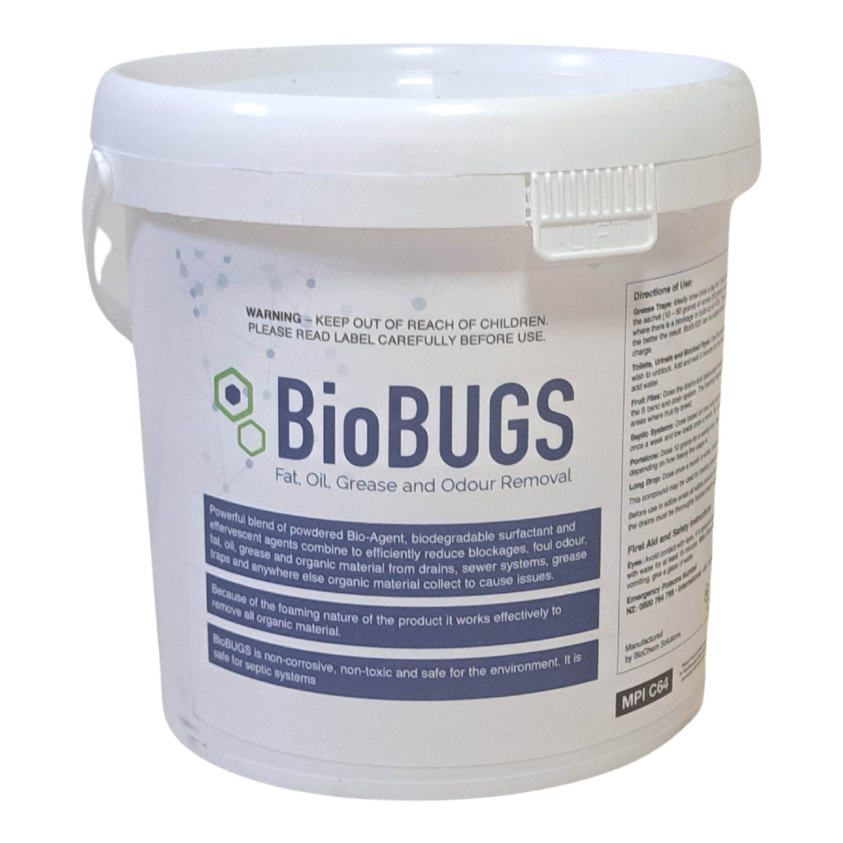 BioBugs - Fat, Oil, Grease & Odour Removal – Green Kiwi