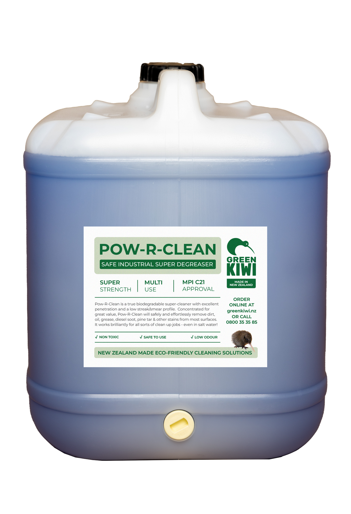 Pow R Clean Pow-R Clean – Safe Heavy Duty Degreaser – Green Kiwi