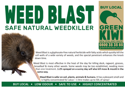 Weed Blast Concentrated Natural Weedkiller