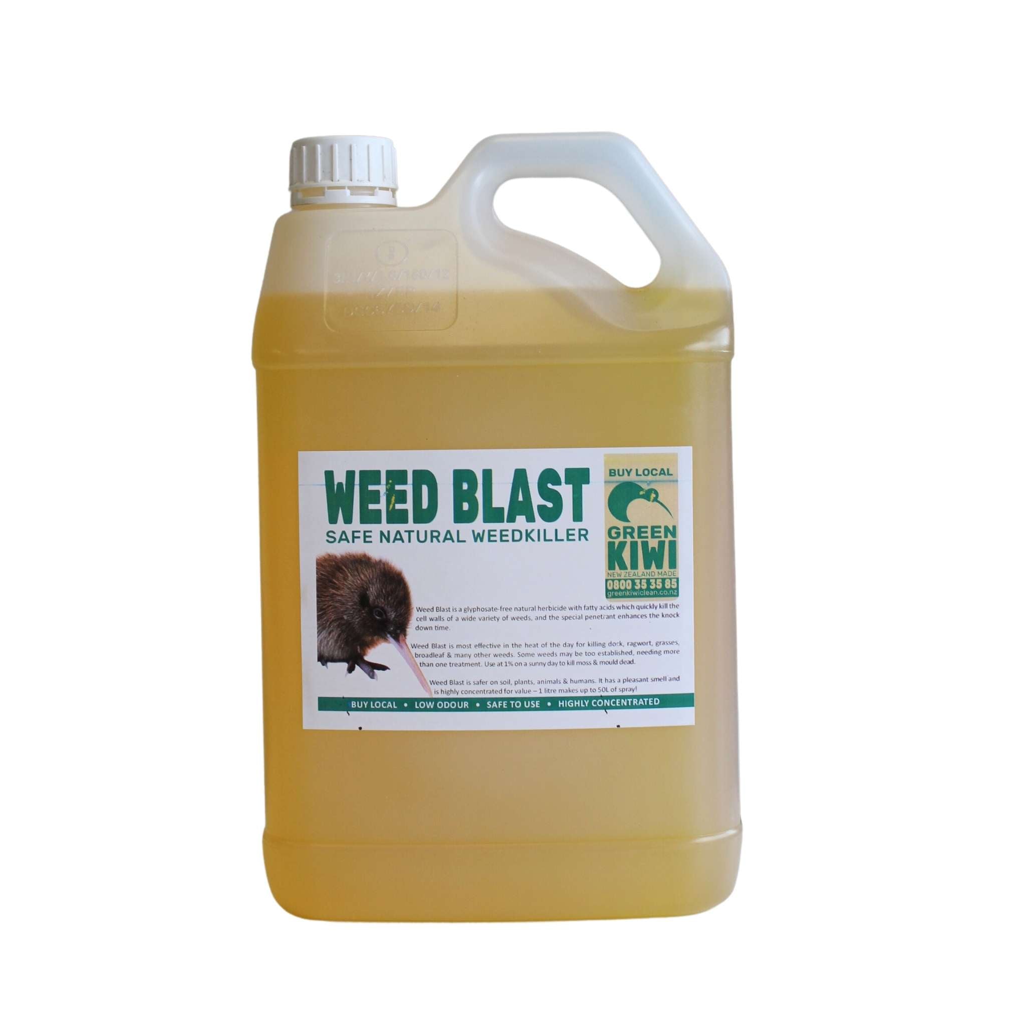 Weed Blast Concentrated Natural Weedkiller Green Kiwi